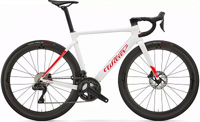 Превью Шоссейный велосипед Велосипед WILIER Filante SL 105 Di2 React Evo 50 White/Red (2025)